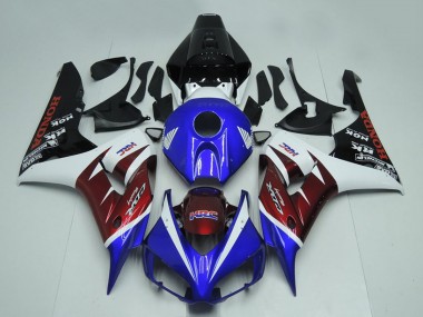 Online Blanco Burgundy Azul Negro Brillante Carenado Moto Honda CBR1000RR 2006-2007