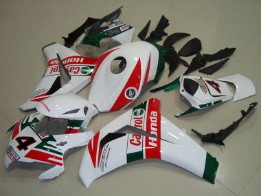 Online Blanco Rojo Verde Oscuro Castrol Carenado Moto Honda CBR1000RR 2008-2011