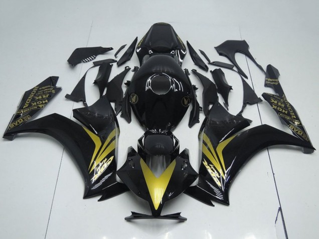 Online Negro Brillante Oro Carenado Moto Honda CBR1000RR 2012-2016
