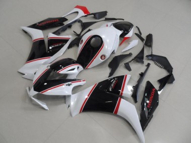 Online Blanco Rojo Negro Brillante Raya Carenados Moto Honda CBR1000RR 2012-2016