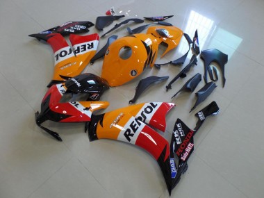 Online Naranja Blanco Rojo Negro Brillante Repsol Carenados Moto Honda CBR1000RR 2012-2016