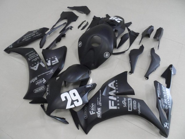 Online Negro Mate Fiaa 29 Carenado Moto Honda CBR1000RR 2012-2016