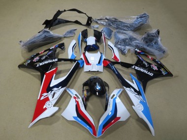 Online Blanco Azul Rojo Negro Carenados Moto BMW S1000RR 2019-2022