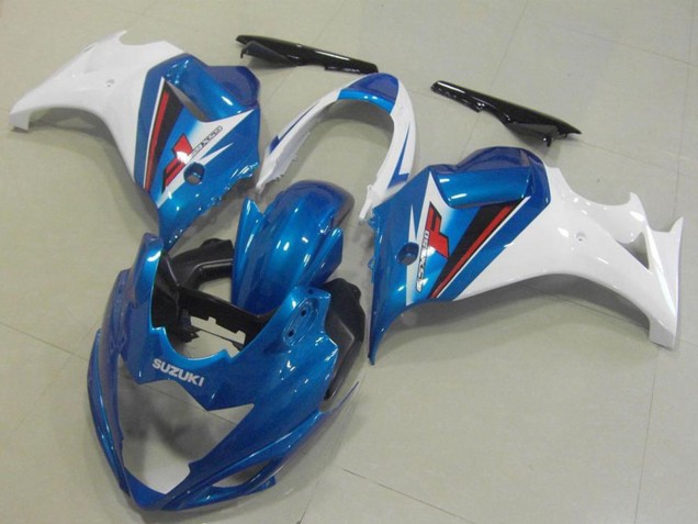 Online Blanco Azul Carenado Moto Suzuki GSX650F 2008-2013