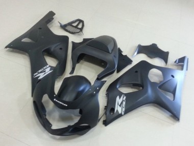 Online Negro Mate Plata Calcomanía Carenado Moto Suzuki GSXR 1000 2000-2002