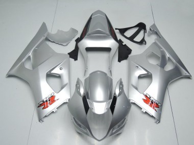 Online Plata Rojo OEM Estilo Carenado Moto Suzuki GSXR 1000 2003-2004