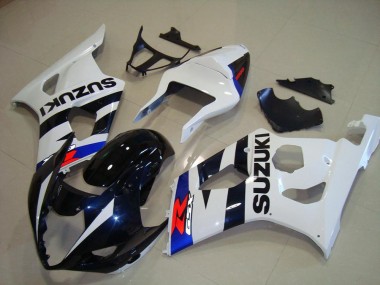Online Blanco Azul Azul Oscuro Rojo Carenado Moto Suzuki GSXR 1000 2003-2004