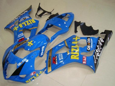 Online Azul Oro Negro Rizla Carenado Moto Suzuki GSXR 1000 2003-2004