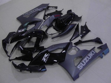 Online Negro Brillante Negro Mate Kit Carenado Moto Suzuki GSXR 1000 2005-2006