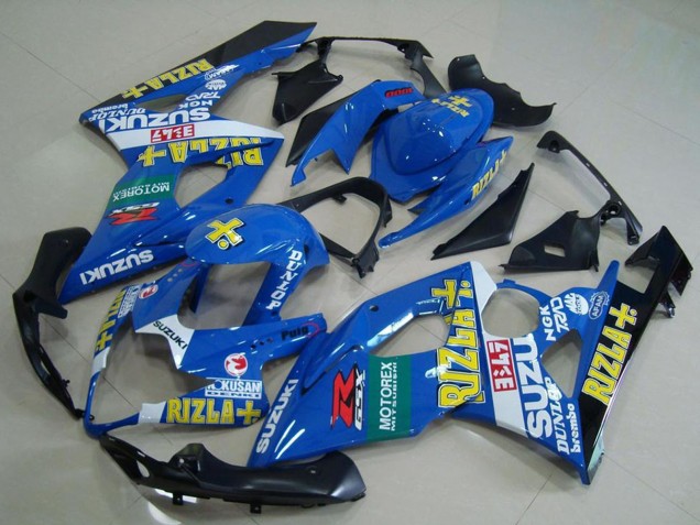 Online Azul Amarillo Rojo Verde Negro Rizla Carenado Moto Suzuki GSXR 1000 2005-2006