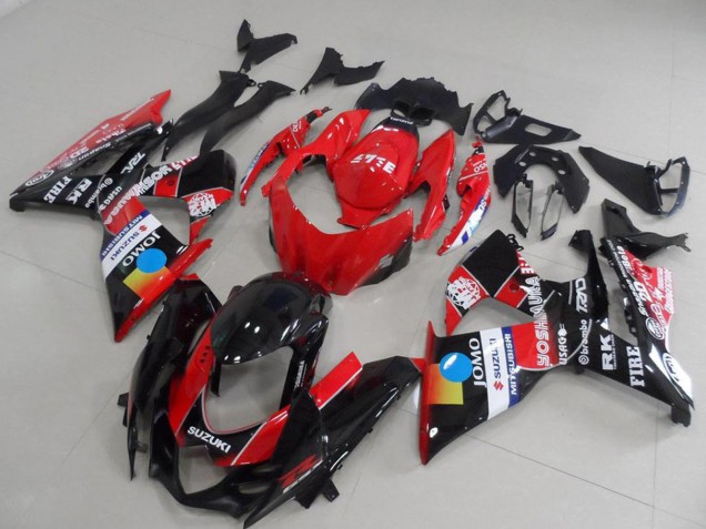 Online Rojo Azul Amarillo Negro JOMO Carenado Moto Suzuki GSXR 1000 2009-2016