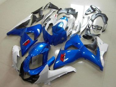 Online Azul Blanco Negro OEM Estilo Carenado Moto Suzuki GSXR 1000 2009-2016
