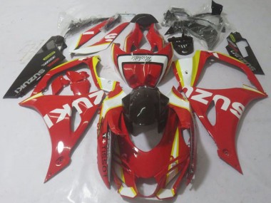 Online Rojo Amarillo Blanco Carenado Moto Suzuki GSXR 1000 2017-2024