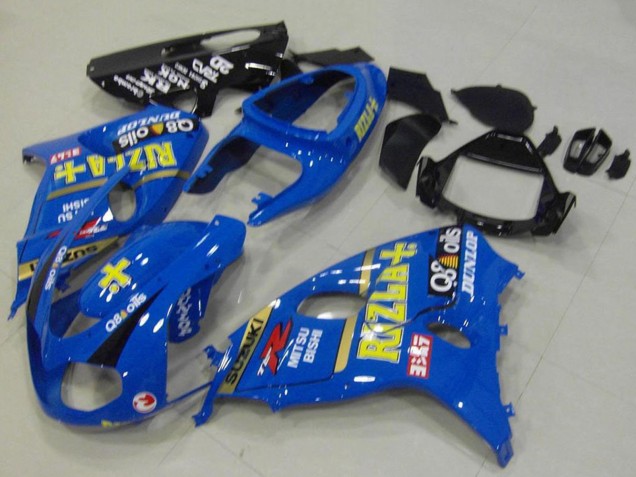 Online Azul Amarillo Negro Rizla Dunlop Carenado Moto Suzuki TL1000R 1998-2003