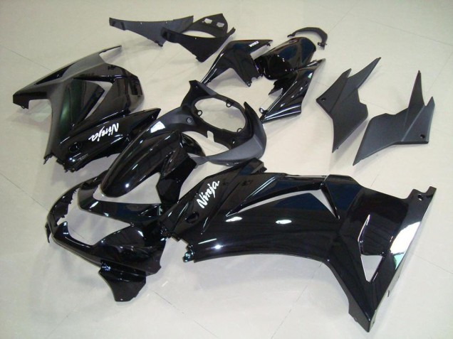 Online Negro Brillante Blanco Ninja Carenado Moto Kawasaki ZX250R 2008-2012