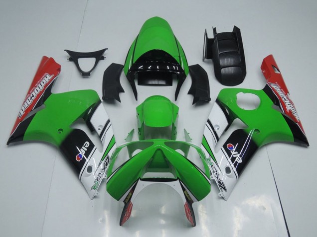 Online Verde Blanco Negro Rojo Motocard Carenado Moto Kawasaki ZX6R 2003-2004