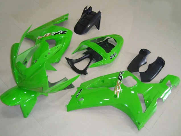 Online Verde Carenado Moto Kawasaki ZX6R 2003-2004