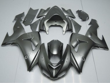 Online Gris Brillante Carenado Moto Kawasaki ZX10R 2006-2007
