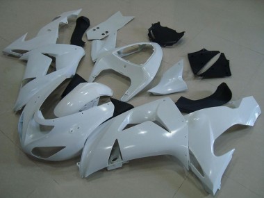 Online Blanco Carenado Moto Kawasaki ZX10R 2006-2007