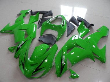 Online Verde Negro Raya Carenado Moto Kawasaki ZX10R 2006-2007