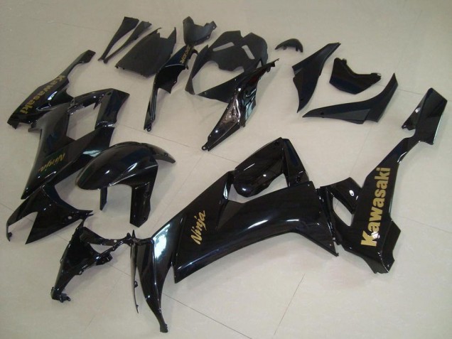 Online Negro Brillante Oro Calcomanía Carenado Moto Kawasaki ZX10R 2008-2010