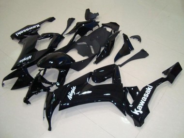 Online Negro Brillante Blanco Calcomanía Carenados Moto Kawasaki ZX10R 2008-2010