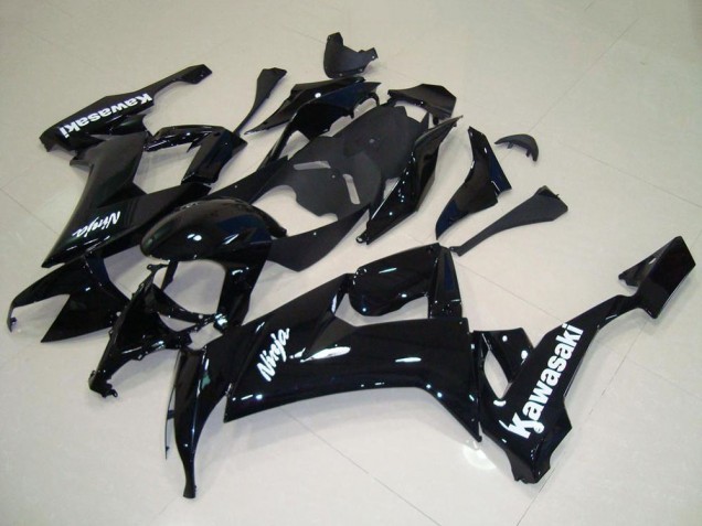 Online Negro Brillante Blanco Calcomanía Carenados Moto Kawasaki ZX10R 2008-2010