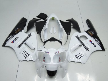 Online Blanco Negro Elf Monstruo Carenado Moto Kawasaki ZX12R 2000-2001