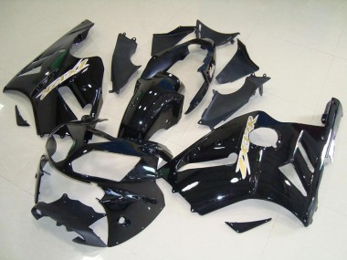Online Negro Brillante Kits Carenados Moto Kawasaki ZX12R 2002-2006