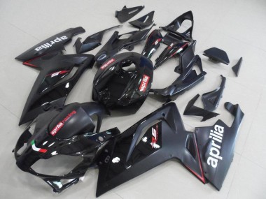Online Negro Brillante Negro Mate Carenado Moto Aprilia RS125 2006-2011