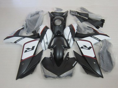 Online Blanco Negro Mate Carenado Moto Yamaha YZF R3 2015-2018