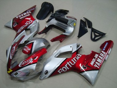 Online Plata Rojo Fortuna Motul 7 Carenado Moto Yamaha YZF R1 2000-2001