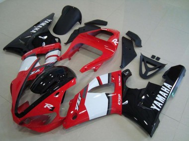 Online Rojo Blanco Negro Brillante Carenado Moto Yamaha YZF R1 2000-2001