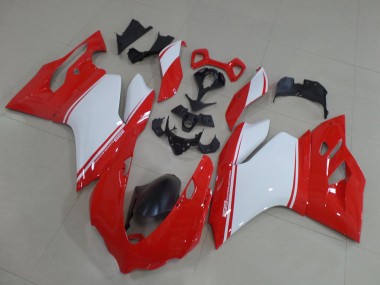 Online Rojo Blanco Negro Carenado Moto Ducati 1199 2011-2014