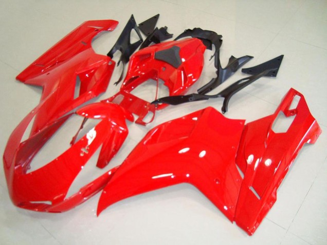Online Rojo Carenado Moto Ducati 848 1098 1198 2007-2014
