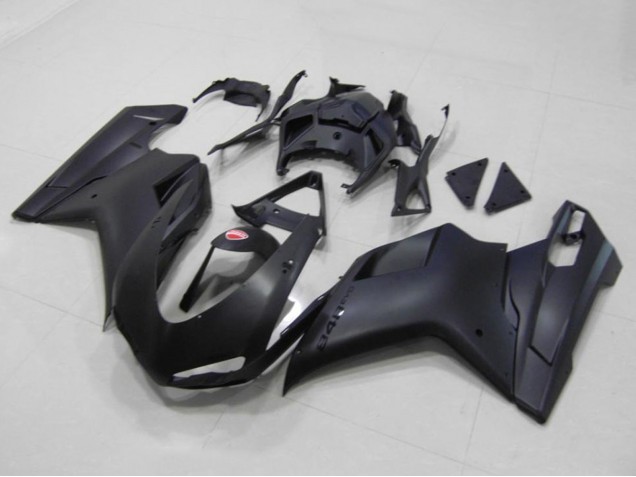 Online Negro Mate Carenado Moto Ducati 848 2007-2014