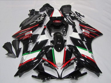 Online Blanco Rojo Negro Brillante Verde Motul Carenado Moto Yamaha YZF R6 2006-2007
