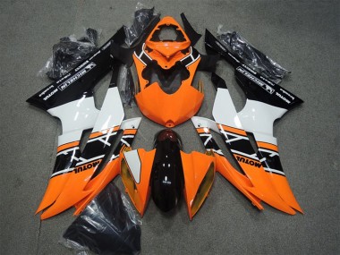 Online Naranja Blanco Negro Brillante Motul Carenado Moto Yamaha YZF R6 2008-2016