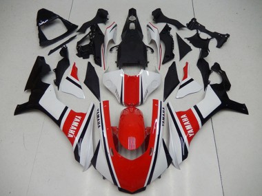 Online Blanco Rojo Negro Carenado Moto Yamaha YZF R1 2015-2019