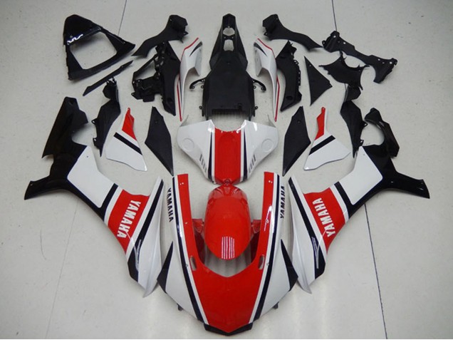 Online Blanco Rojo Negro Carenado Moto Yamaha YZF R1 2015-2019