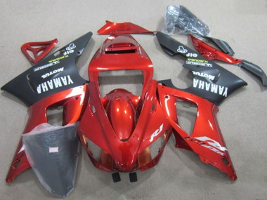 Online Rojo Negro Blanco Calcomanía Carenado Moto Yamaha YZF R1 1998-1999