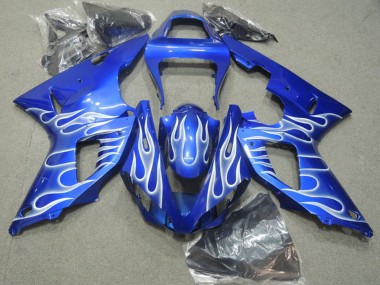 Online Azul Blanco Llama Carenado Moto Yamaha YZF R1 2000-2001