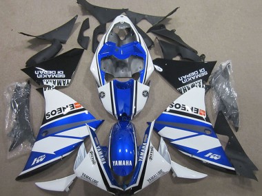 Online Blanco Azul Negro ENEOS Carenado Moto Yamaha YZF R1 2000-2001