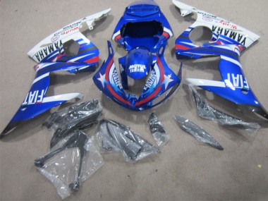 Online Blanco Azul Rojo Motul Fiat Carenado Moto Yamaha YZF R1 2002-2003