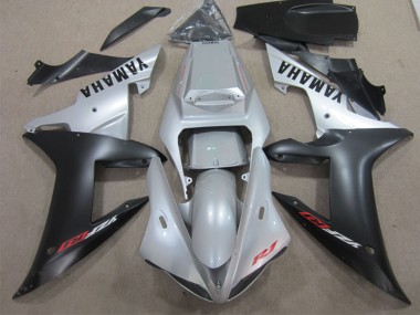 Online Plata Negro Mate Carenados Moto Yamaha YZF R1 2002-2003