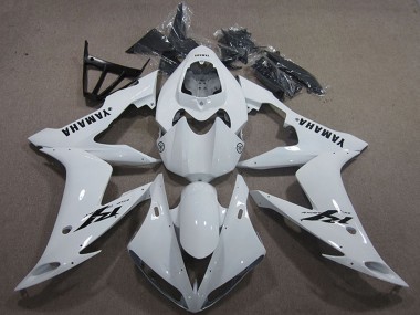 Online Blanco Negro Calcomanía Carenado Moto Yamaha YZF R1 2004-2006