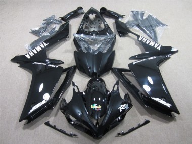 Online Negro Brillante Blanco Calcomanía Carenado Moto Yamaha YZF R1 2007-2008