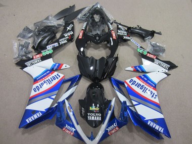 Online Blanco Azul Negro Volvo Fimer Sterilgarda Carenado Moto Yamaha YZF R1 2007-2008