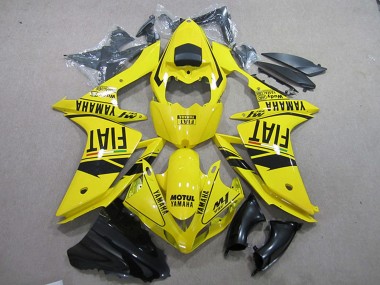 Online Amarillo Negro Motul Fiat Carenado Moto Yamaha YZF R1 2007-2008