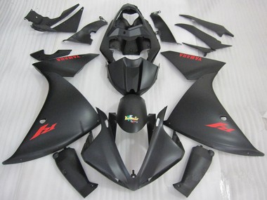 Online Negro Mate Rojo Calcomanía Carenado Moto Yamaha YZF R1 2009-2011